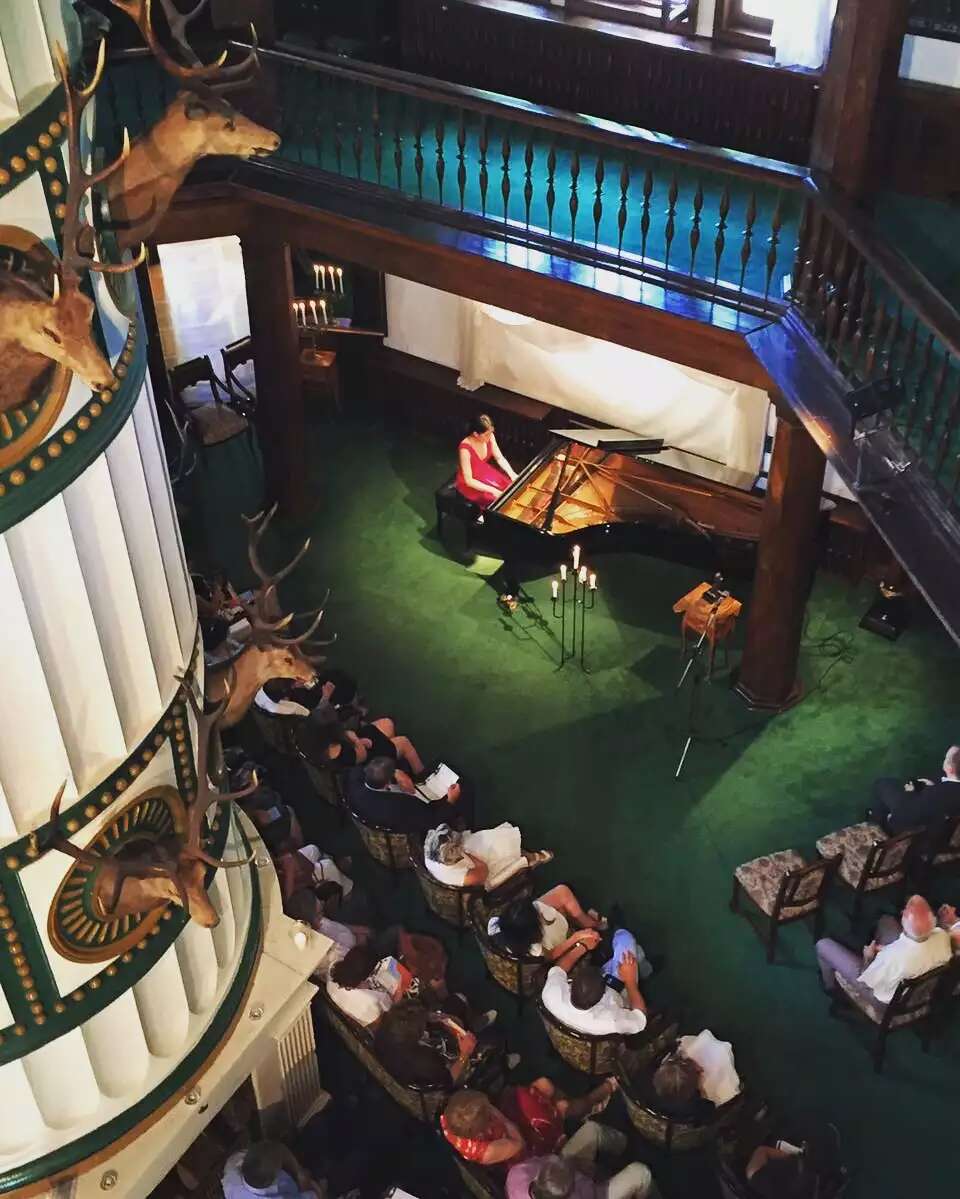 Recital in a historic European hall