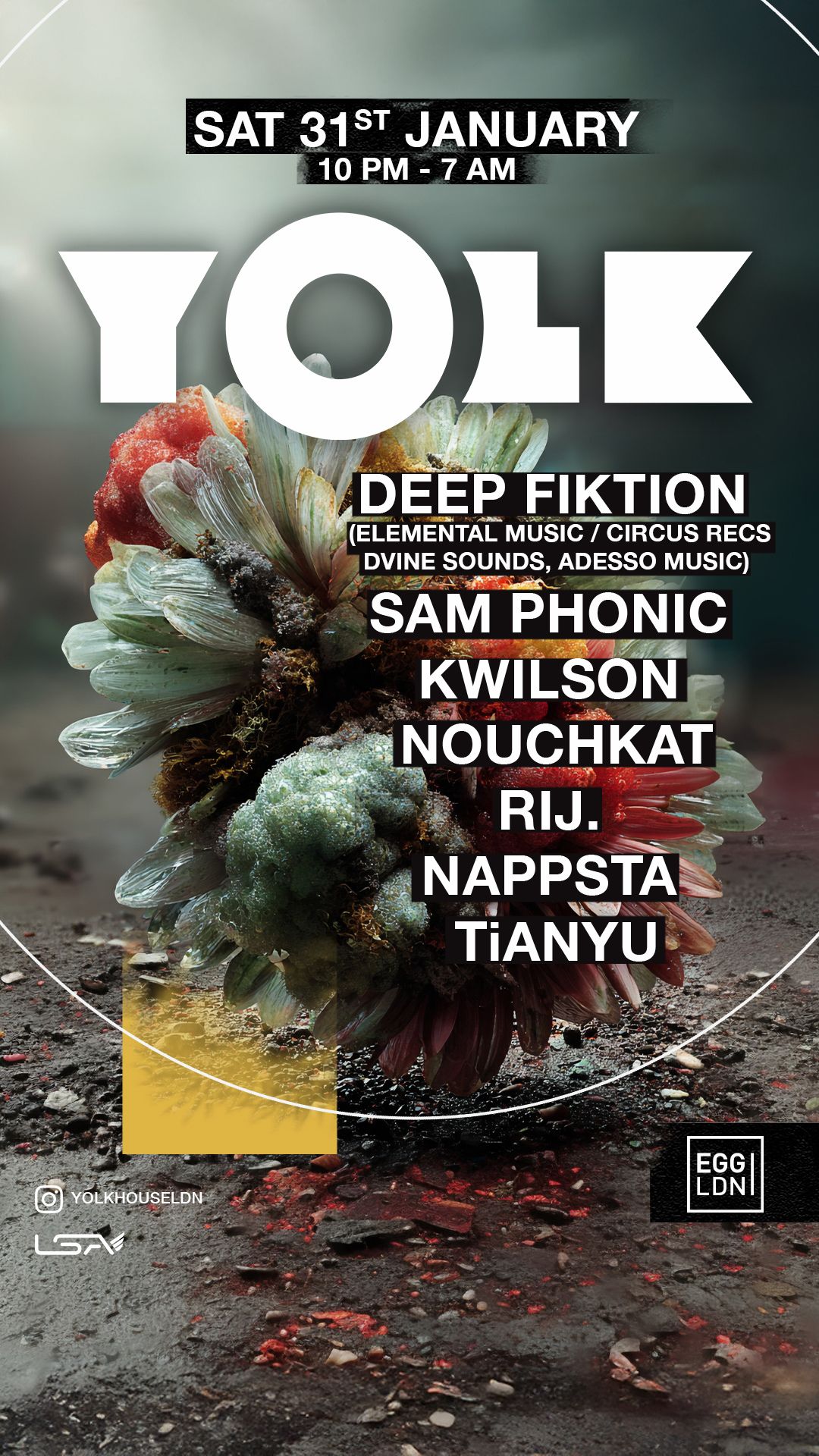Yolk — Deep Fiktion poster