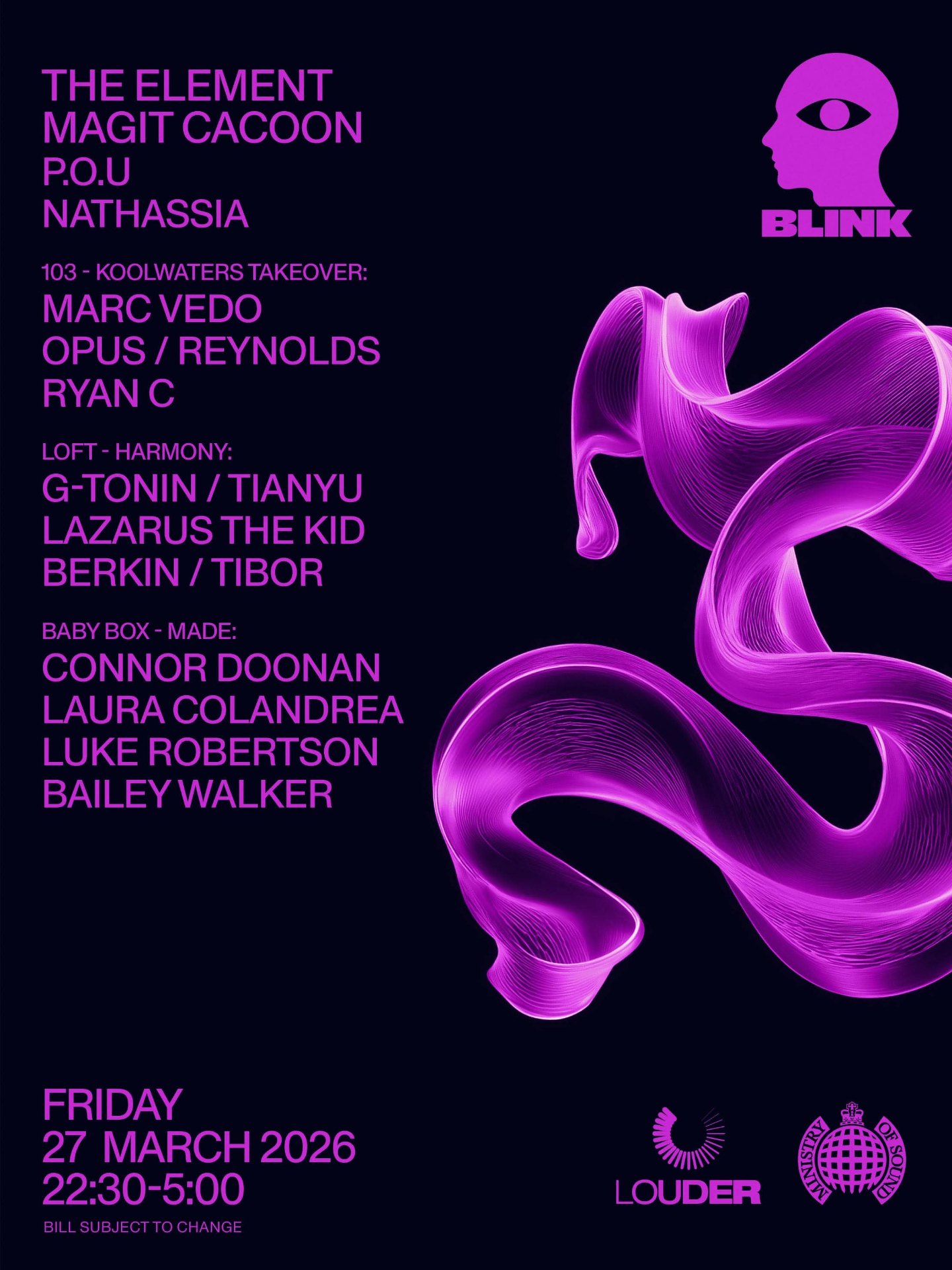 Blink — The Element / Magit Cacoon poster