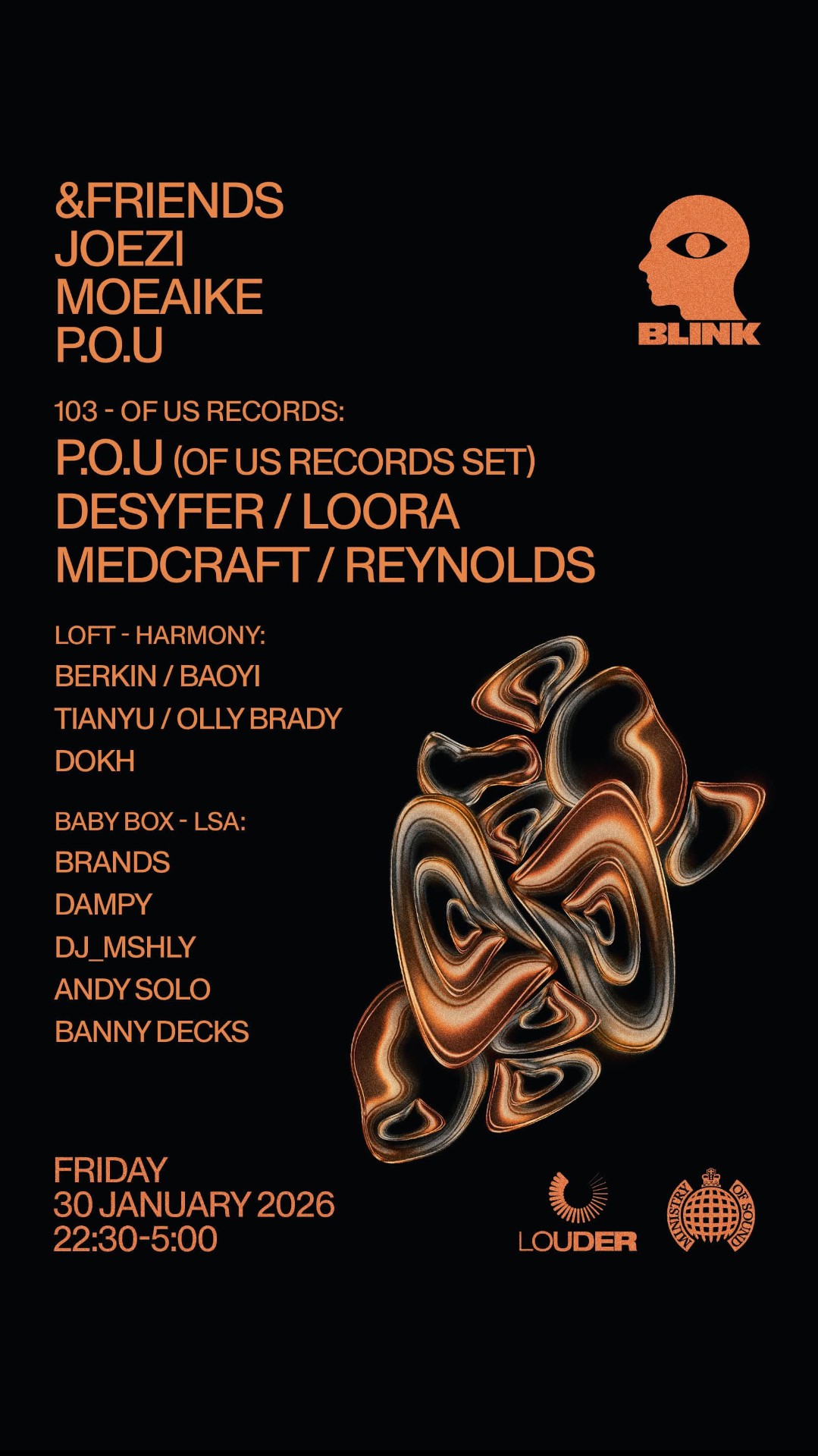 Blink — &Friends / Joezi / Moeaike / P.O.U poster